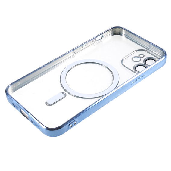 Чохол для iPhone 12, Electro MagSafe, м'яти + Скло на екран