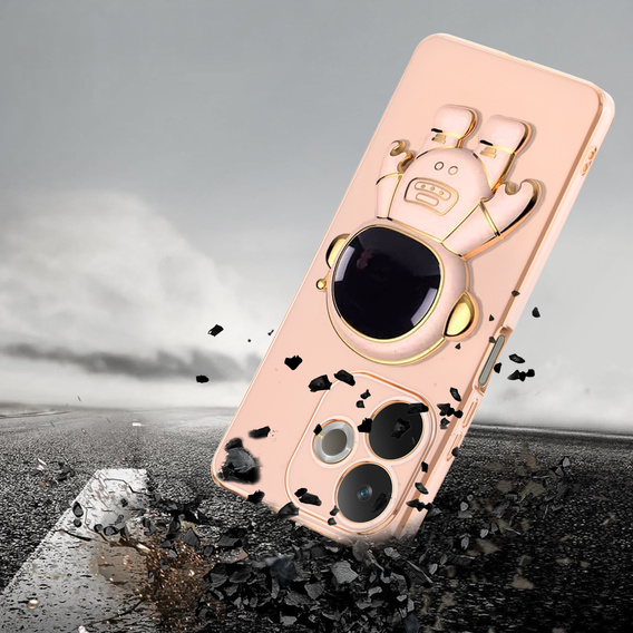 Чехол до Oppo A5 Pro 5G, Astronaut, розовый