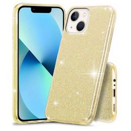 Чехол Glitter Case до iPhone 13 Mini, Gold