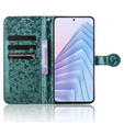 Чохол-фліп для Xiaomi Redmi Note 14 4G, Wallet Rhombus, зелений