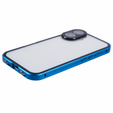 Чехол для iPhone 16, Magnetic Dual Glass, синий