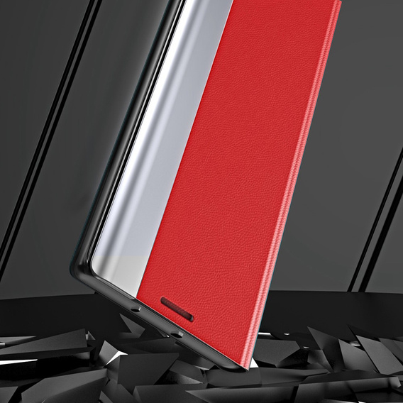 Чохол-книжка для Xiaomi Poco X5 Pro 5G / Redmi Note 12 Pro, Side Magnetic, червоний