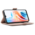 Откидной чехол для Oppo A38 4G / Oppo A18 4G, Card Slot, розовый