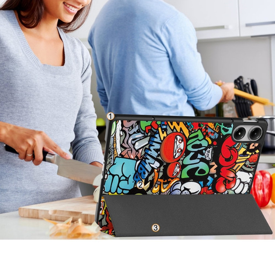 Чохол для Xiaomi Redmi Pad Pro / Xiaomi Poco Pad, Smartcase, graffiti