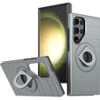 Чехол MagSafe для Samsung Galaxy S24 Ultra, Military Magnet, зелёный