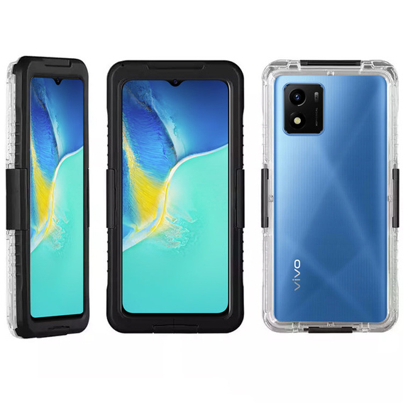 Водонепроницаемый чехол IP68 для Vivo Y01, Black