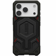 Чохол Urban Armor Gear для iPhone 17 Pro Max, Monarch Pro Kevlar MagSafe, кевларовий, чорний