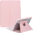 Чехол клавиатура для iPad 11" 2025 A16 (11 gen.) / iPad 10.9" 2022 (10 gen.), Rotary 360° Leather, розовый rose gold