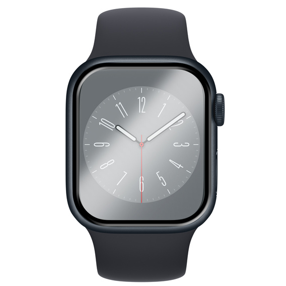 2x Гибридное стекло ERBORD для Apple Watch 7/8/9 41mm