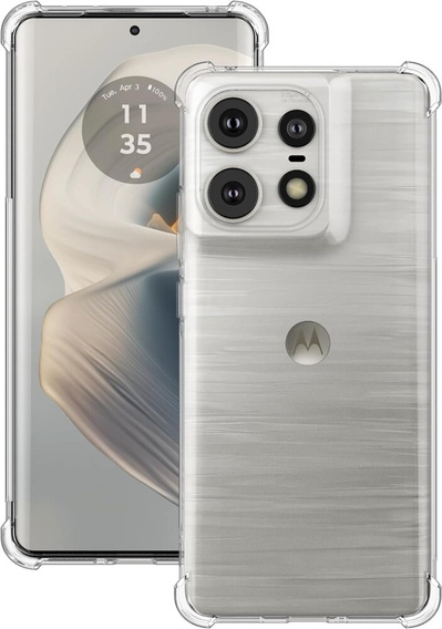 Чехол до Motorola Edge 50 Pro, Dropproof, прозрачный