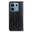 Чoхол до Xiaomi Redmi Note 13 Pro 5G, Wallet Litchi Leather, чорний