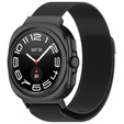 Миланский браслет-ремешок для Samsung Galaxy Watch Ultra 47mm (2025 / 2024), черный