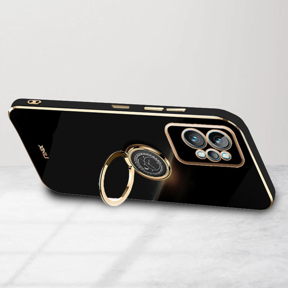 Чехол до Realme GT2 Pro, Electro Ring, чёрный