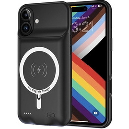 Чехол с батареей 7000mAh до iPhone 13 Pro Max, чёрный