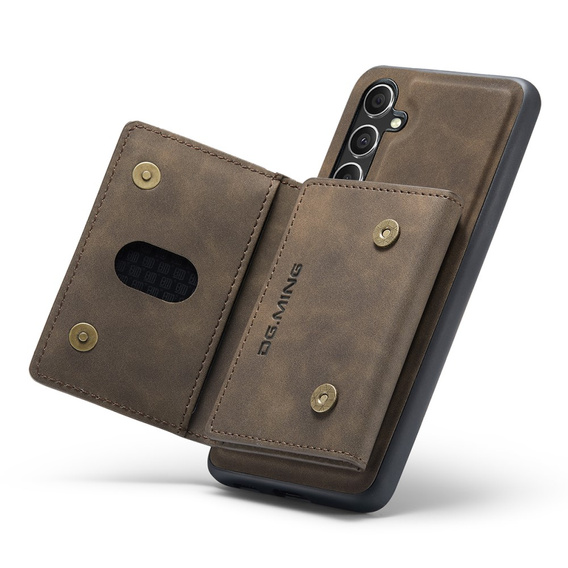 Чехол до Samsung Galaxy A56 5G, DG.MING 2in1, кофе