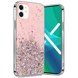 Чoхол до iPhone 11, Glittery, рожевий
