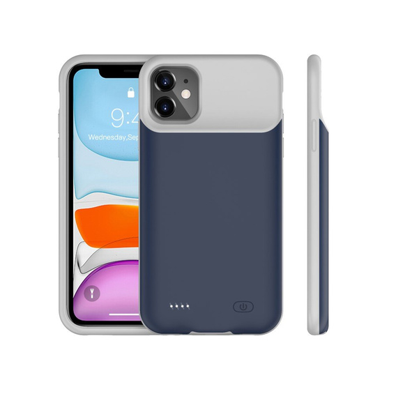 Чехол с батареей 6500mAh до iPhone 11, Blue