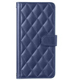 Чохол-сумка для Motorola Moto G24 / G24 Power / G04, Rhombus Crossbody Leather, м'яти