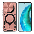 Бронированный чехол для Honor Magic 6 Lite 5G, CamShield Slide, розовый rose gold