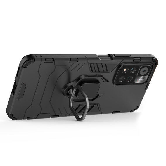 Чoхол до Xiaomi Poco M4 Pro 5G / Redmi Note 11S 5G, Kickstand Ring, чорний