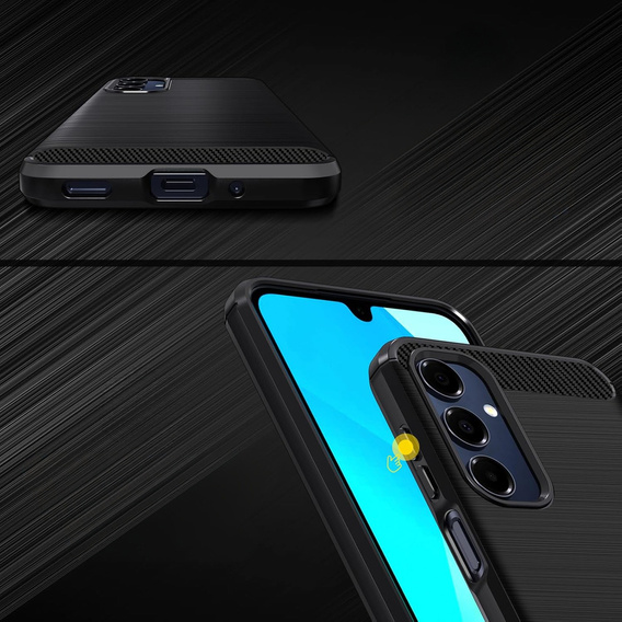 Чoхол до Samsung Galaxy A16, Carbon, чорний