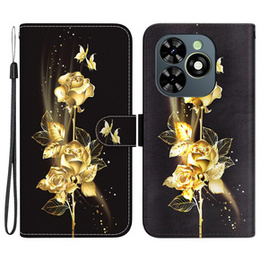 Чохол-книжка для Infinix Hot 40i, Wallet, Butterfly rose