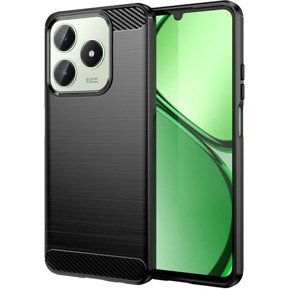Чoхол до Realme C61, Carbon, чорний