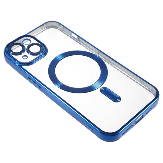 Чохол для iPhone 14, Electro MagSafe, м'яти + Скло на екран