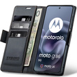 ERBORD Глянцевый кошелек из личи с клапаном для Motorola Moto G86 5G / G86 Power 5G