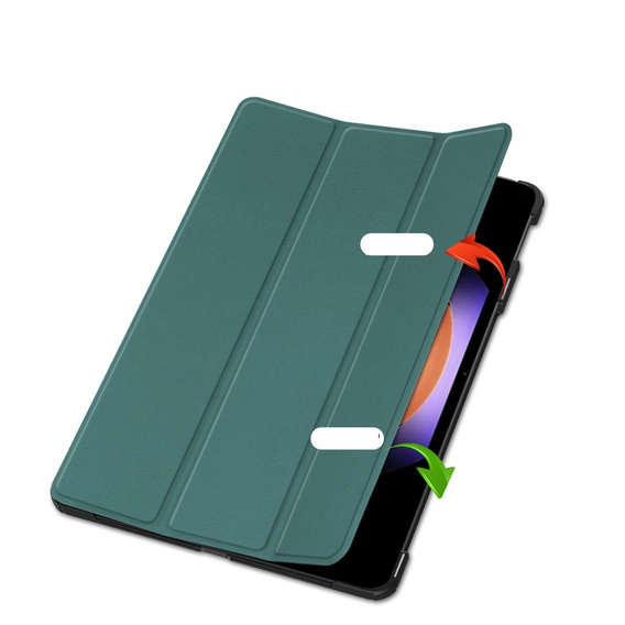 Чехол для Xiaomi Pad 6S Pro 12.4, Smartcase, зелёный