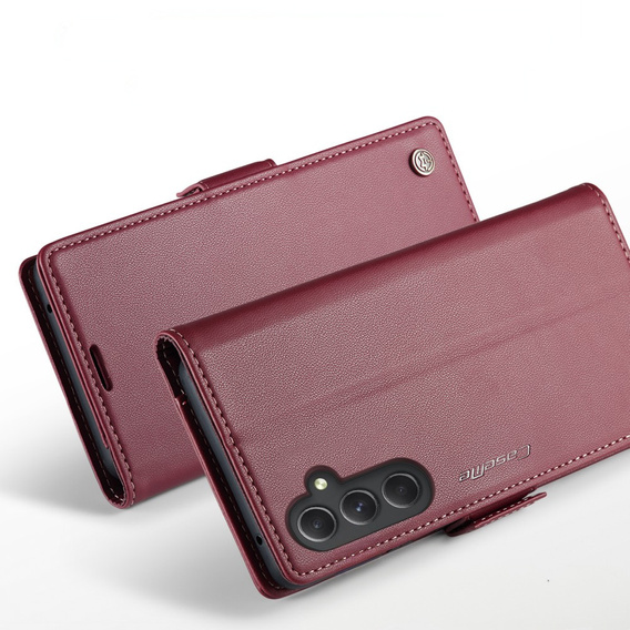 CASE фліп-чохол для Samsung Galaxy A54 5G, Litchi Wallet, червоний