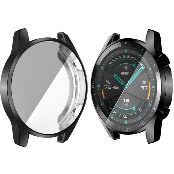 Чехол 2в1 с защитой экрана для часов Huawei Watch GT 2 46mm, Black