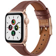 Кожаный ремешок для часов 1/2/3/4/5/6/7/8/SE/ULTRA 42/44/45/49mm, Brown