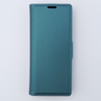 Чехол для Samsung Galaxy Z Fold 5 5G, ERBORD Glossy Litchi, кошелек с клапаном, зелёный