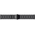 Нержавіючий ремінець 22mm, Black