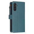 Откидной чехол для Samsung Galaxy A54 5G, Wallet Zipper Pocket, чёрный