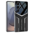 Чехол до Samsung Galaxy S25 Ultra, GKK Leather, чёрный
