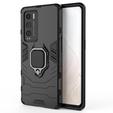 Чoхол до Realme GT Explorer Master, Kickstand Ring, чорний