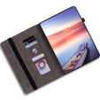 чехол-крышка для Lenovo Tab P12, flower, фиолетовый