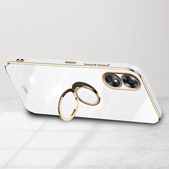 Чoхол до Oppo A17, Electro Ring, білий