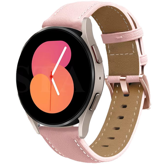 Кожаный ремешок для Samsung Galaxy Watch 42mm - Pink