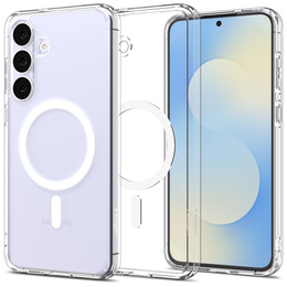 Гибридный чехол Spigen Ultra Hybrid MagSafe для Samsung Galaxy S25 Ultra, прозрачный / белый
