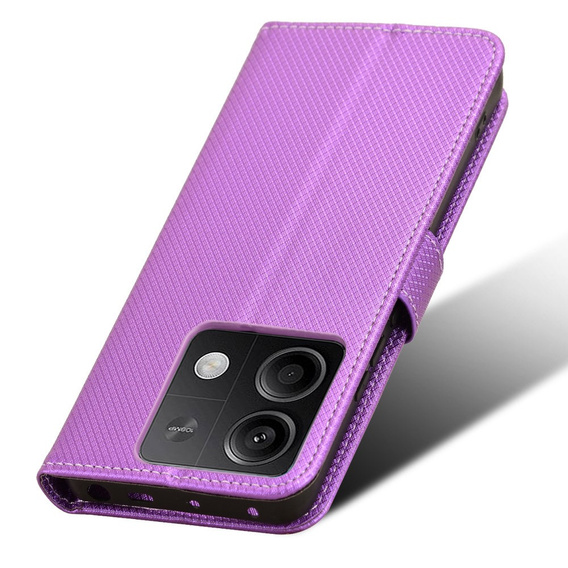Чохол-книжка для Xiaomi Redmi Note 13 5G, Wallet Smart Magnet, фіолетовий