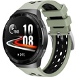 Силіконовий ремінець для Huawei Watch GT 2e, Green / Black