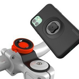Велосипедне кріплення на кермо + захисний чохол для iPhone 11 (6.1") – з обертовою системою фіксації