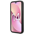Чехол Karl Lagerfeld до iPhone 14 Pro Max, Saffiano Karl's Head Patch, серебряный