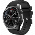 Силиконовый ремешок Twill Texture 22mm, Black