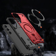 Чохол для Samsung Galaxy S24 FE, Military MagSafe, червоний