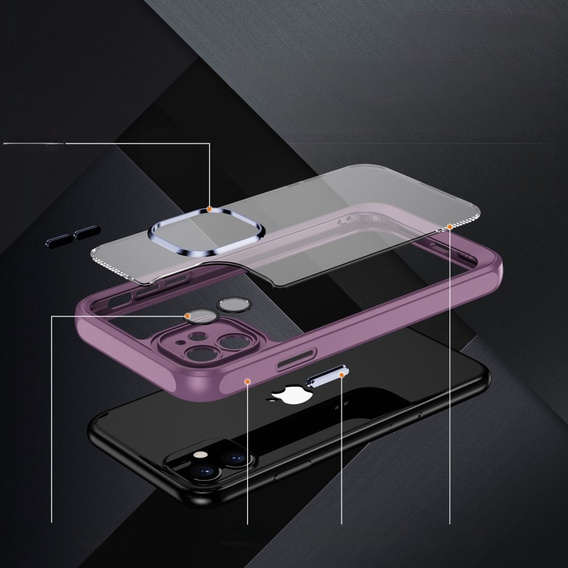 Чохол для iPhone 11, ERBORD Impact Guard, фіолетовий