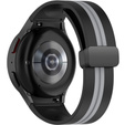 Силиконовый ремешок для Fitbit Inspire 3, Red Samsung Galaxy Watch 4 / 5 40/42/44/46/45MM PRO, Black / Grey